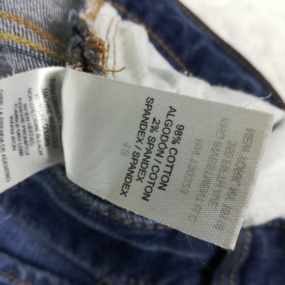 Lucky Brand Girls Jeans Classic Straight Denim Blue Loose Fit Medium Wash 18 - Picture 13 of 14